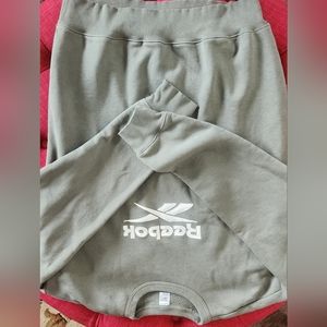 Reebok olive crew beck sweatshirt